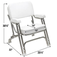 Seachoice Not Qualified for Free Shipping Seachoice Dock Chair Aluminum White #78503