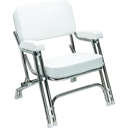 Seachoice Not Qualified for Free Shipping Seachoice Dock Chair Aluminum White #78503