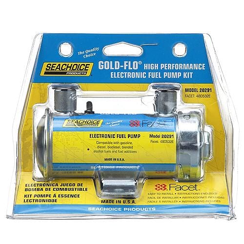Seachoice Qualifies for Free Shipping Seachoice Gold-Flo HP Electric Fuel Pump 45 GPH 6.5-8 PSI 12v #20291