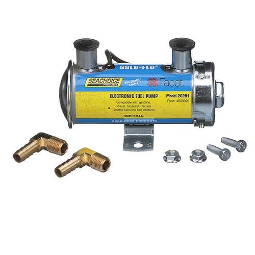 Seachoice Qualifies for Free Shipping Seachoice Gold-Flo HP Electric Fuel Pump 45 GPH 6.5-8 PSI 12v #20291