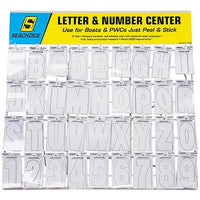 Seachoice Qualifies for Free Shipping Seachoice Letter Number Rack Stock 360 Total 10 White #74128