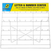 Seachoice Qualifies for Free Shipping Seachoice Lettering Number Rack Display Only #74212