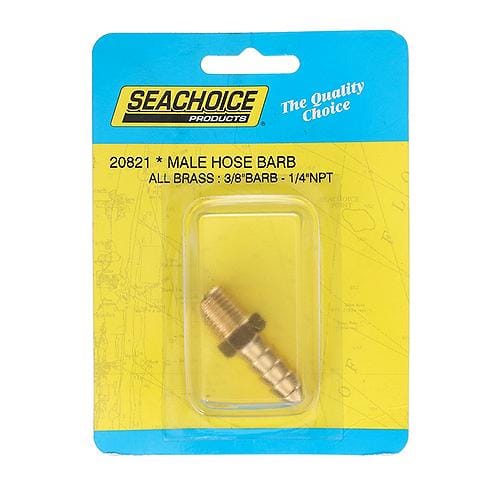 Seachoice Qualifies for Free Shipping Seachoice Male Hose Barb 3/8" x 1/4" NPT #20821