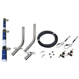 Seachoice Qualifies for Free Shipping Seachoice Outrigger Kit 15' White/Blue Complete #88251