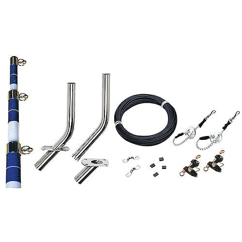 Seachoice Qualifies for Free Shipping Seachoice Outrigger Kit 15' White/Blue Complete #88251