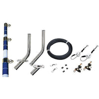Seachoice Qualifies for Free Shipping Seachoice Outrigger Kit 15' White/Blue Complete #88251