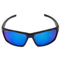 Seachoice Qualifies for Free Shipping Seachoice Sentry Polarized Sunglasses Shiny Black Blue Mirror #98810