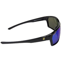 Seachoice Qualifies for Free Shipping Seachoice Sentry Polarized Sunglasses Shiny Black Blue Mirror #98810