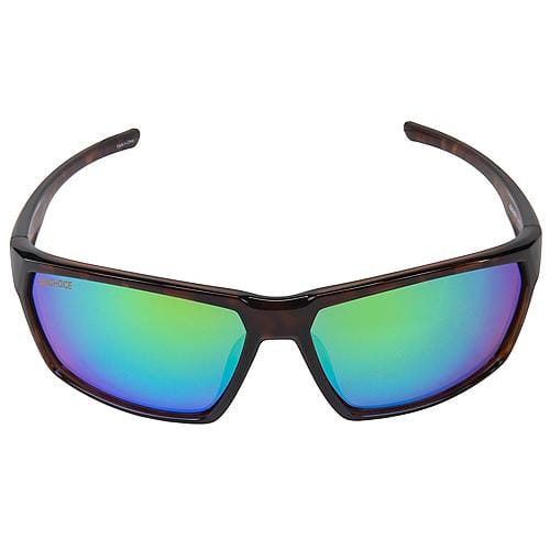 Seachoice Qualifies for Free Shipping Seachoice Sentry Polarized Sunglasses Shiny Tortoise Green Mirron #98811