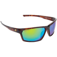 Seachoice Qualifies for Free Shipping Seachoice Sentry Polarized Sunglasses Shiny Tortoise Green Mirron #98811