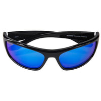 Seachoice Qualifies for Free Shipping Seachoice Sunglasses Cascades Shiny Black/Blue Mirror TPE #98831