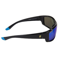 Seachoice Qualifies for Free Shipping Seachoice Sunglasses Cascades Shiny Black/Blue Mirror TPE #98831