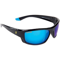 Seachoice Qualifies for Free Shipping Seachoice Sunglasses Cascades Shiny Black/Blue Mirror TPE #98831