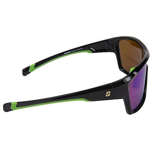 Seachoice Qualifies for Free Shipping Seachoice Sunglasses Nautilus Shiny Black/Green Mirror #98818