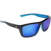 Seachoice Qualifies for Free Shipping Seachoice Sunglasses Navigator Shiny Black/Black Backspray/Blue Mirror #98813