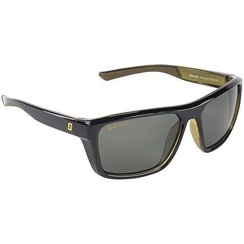 Seachoice Qualifies for Free Shipping Seachoice Sunglasses Navigator Shiny Black/Green Backspray/Grey #98814