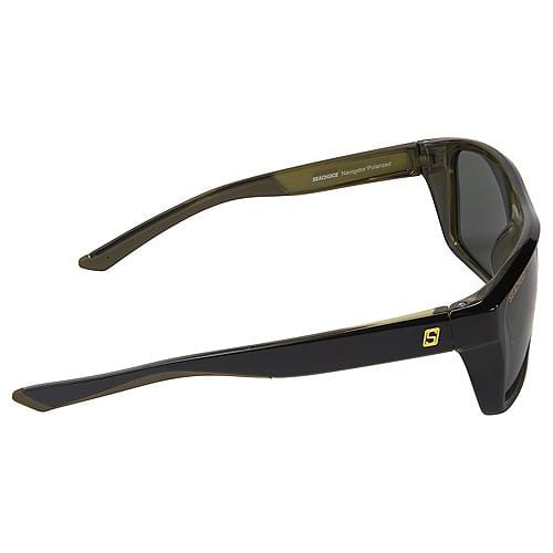 Seachoice Qualifies for Free Shipping Seachoice Sunglasses Navigator Shiny Black/Green Backspray/Grey #98814