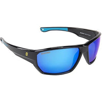 Seachoice Qualifies for Free Shipping Seachoice Sunglasses Rapids Shiny Black/Blue Mirror #98826