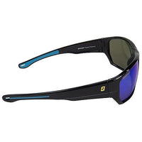 Seachoice Qualifies for Free Shipping Seachoice Sunglasses Rapids Shiny Black/Blue Mirror #98826
