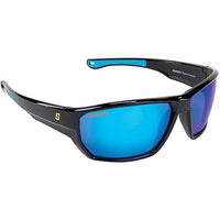 Seachoice Qualifies for Free Shipping Seachoice Sunglasses Rapids Shiny Black/Blue Mirror #98826