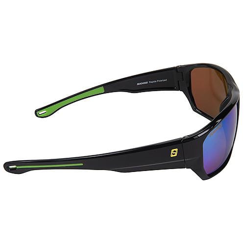 Seachoice Qualifies for Free Shipping Seachoice Sunglasses Rapids Shiny Black/Green Mirror #98827