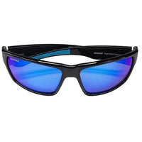 Seachoice Qualifies for Free Shipping Seachoice Sunglasses Reef Rider Shiny Black/Blue Mirror #98800