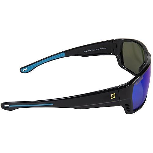 Seachoice Qualifies for Free Shipping Seachoice Sunglasses Reef Rider Shiny Black/Blue Mirror #98800
