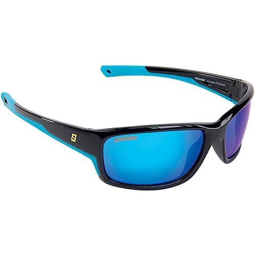 Seachoice Qualifies for Free Shipping Seachoice Sunglasses Voyager Shiny Black/Blue Mirror #98803