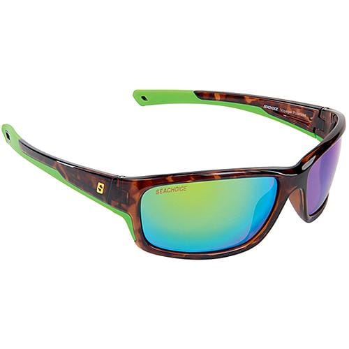 Seachoice Qualifies for Free Shipping Seachoice Sunglasses Voyager Shiny Tortoise/Green Mirror #98804