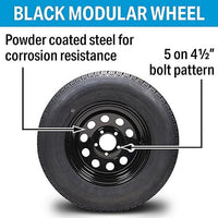 Seachoice Oversized - Not Qualified for Free Shipping Seachoice Tire ST175/80R13C/5-Hole Modular Black #53403