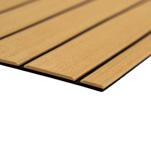 SeaDek Marine Qualifies for Free Shipping Seadek 40" x 80" 6mm Sheet Teak Brushed Camel/Black #32279-80105
