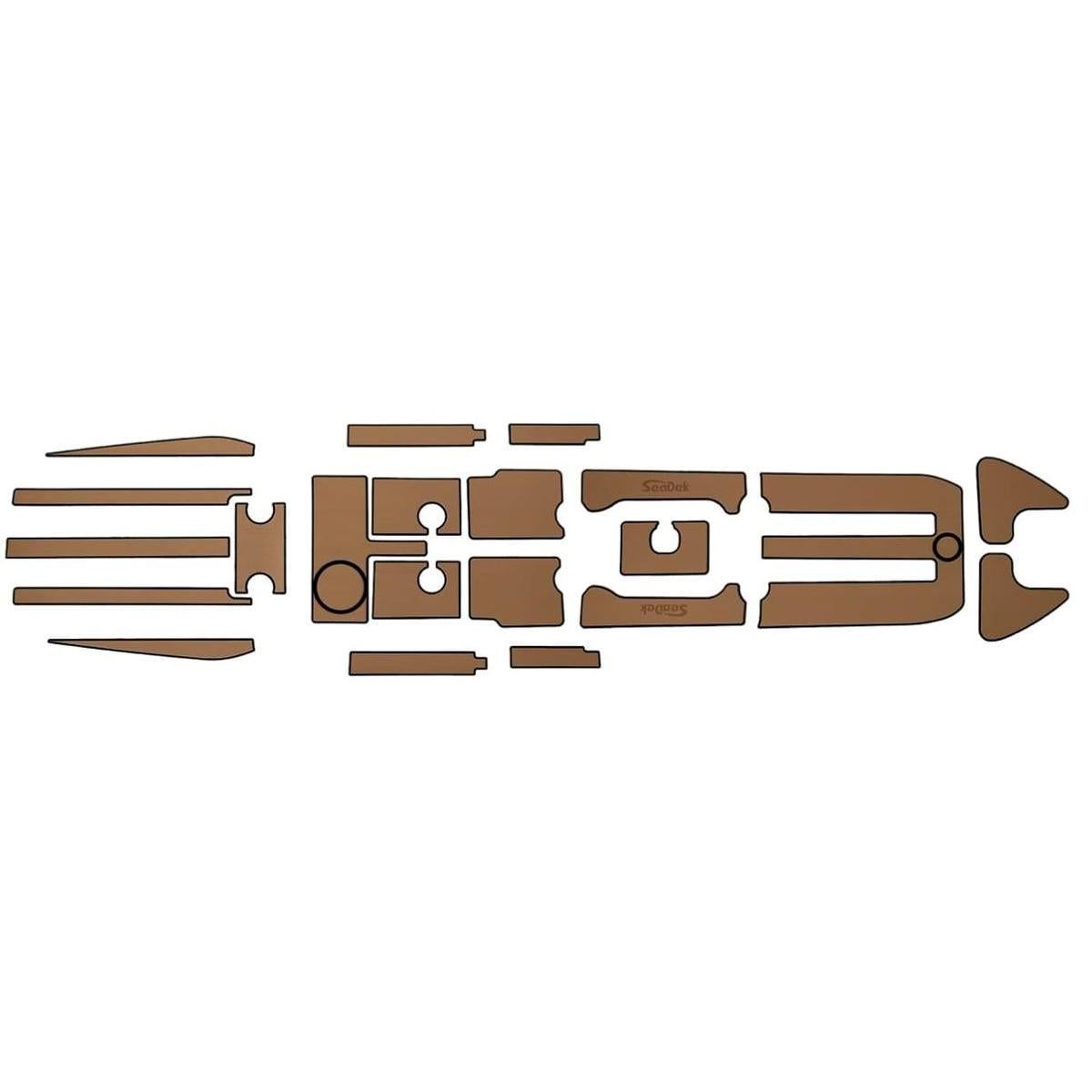 SeaDek Marine Qualifies for Free Shipping SeaDek Marine ACS 133x Kayak Kit 6mm Mocha/Black #59115-80093