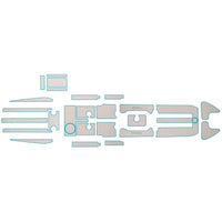 SeaDek Marine Qualifies for Free Shipping SeaDek Marine ACS Kayak Kit 6mm Cool Gray/Bahama Blue #59115-81348