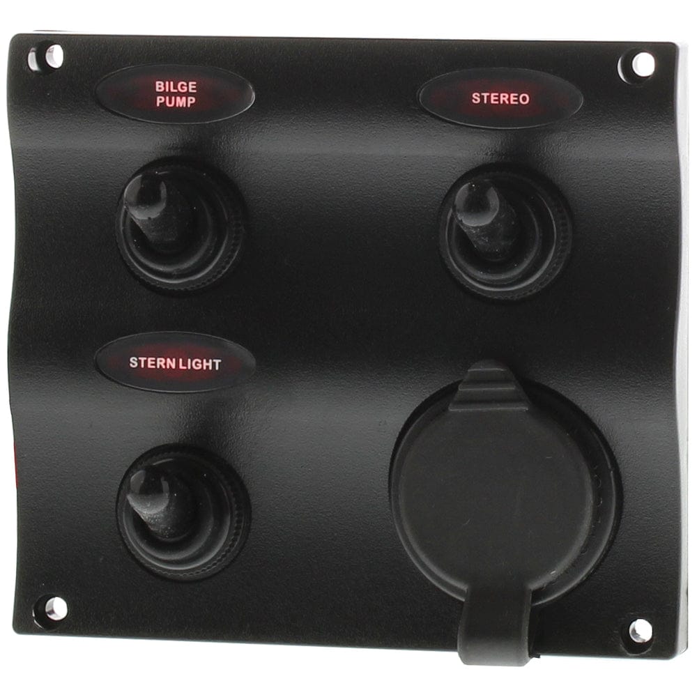Seasense Qualifies for Free Shipping Seasense 3-Gang Toggle Switch with USB #50031298