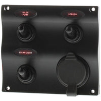 Seasense Qualifies for Free Shipping Seasense 3-Gang Toggle Switch with USB #50031298