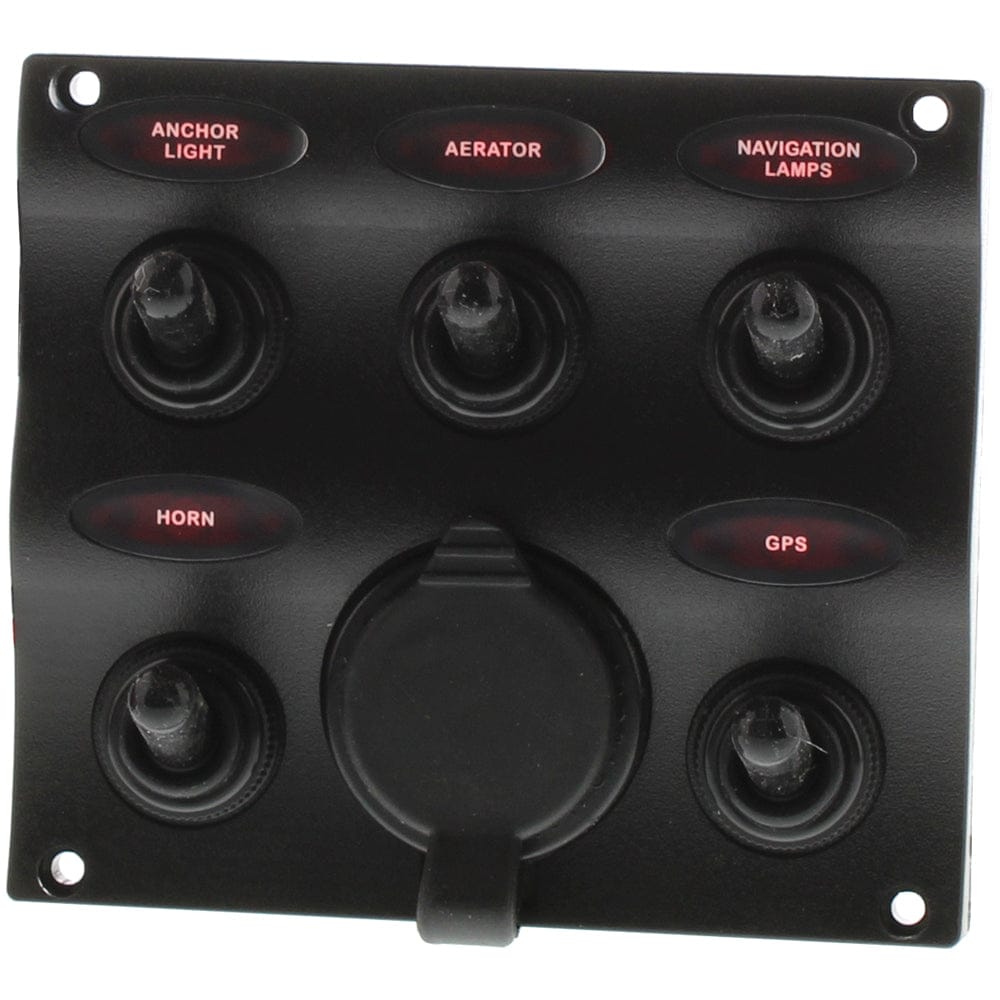 Seasense Qualifies for Free Shipping Seasense 5-Gang Toggle Switch with USB #50031299