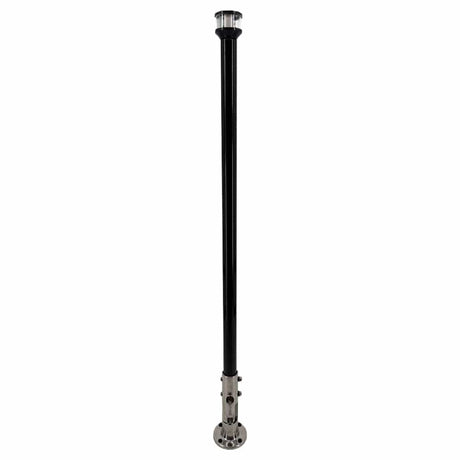 Seaview Qualifies for Free Shipping Seaview 36" Manually Folding Light Post SS Base Black #SVMHB136LEDSSB
