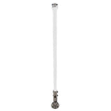 Seaview Qualifies for Free Shipping Seaview 36" Manually Folding Light Post SS Base White #SVMHB136LEDSSW