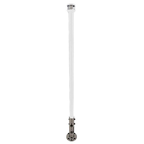 Seaview Qualifies for Free Shipping Seaview 36" Manually Folding Light Post SS Base White #SVMHB136LEDSSW
