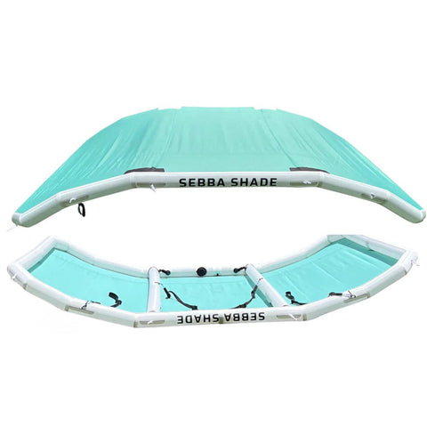Sebba Shade Qualifies for Free Shipping Sebba Shade 6' x 9' Seafoam Sun Shade for Boats up to 28' #SS6X9SFM