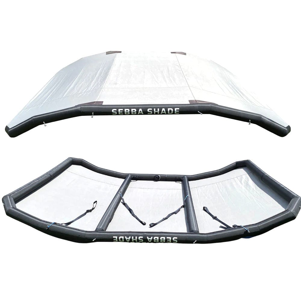Sebba Shade Qualifies for Free Shipping Sebba Shade 6' x 9' White Sun Shade for Boats up to 28' #SS6X9WHT