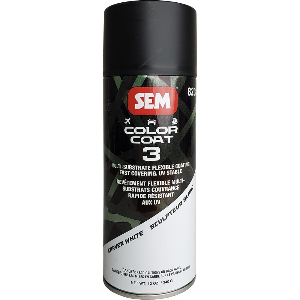SEM Products Qualifies for Free Shipping SEM Color Coat 3 Carver White 12 oz #82083