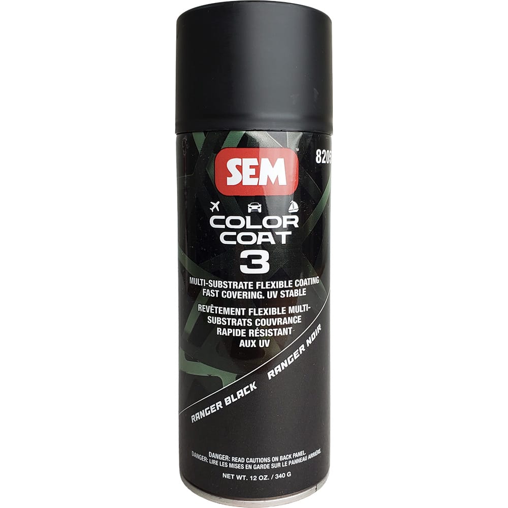 SEM Products Qualifies for Free Shipping SEM Color Coat 3 Ranger Black 12 oz #82053