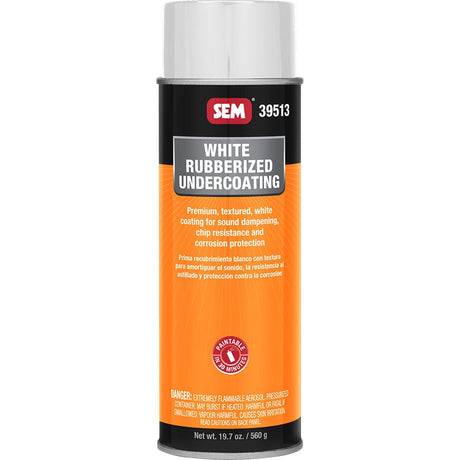 SEM Products Qualifies for Free Shipping SEM Rubberized Undercoating 24 oz Aerosol Can White #39513