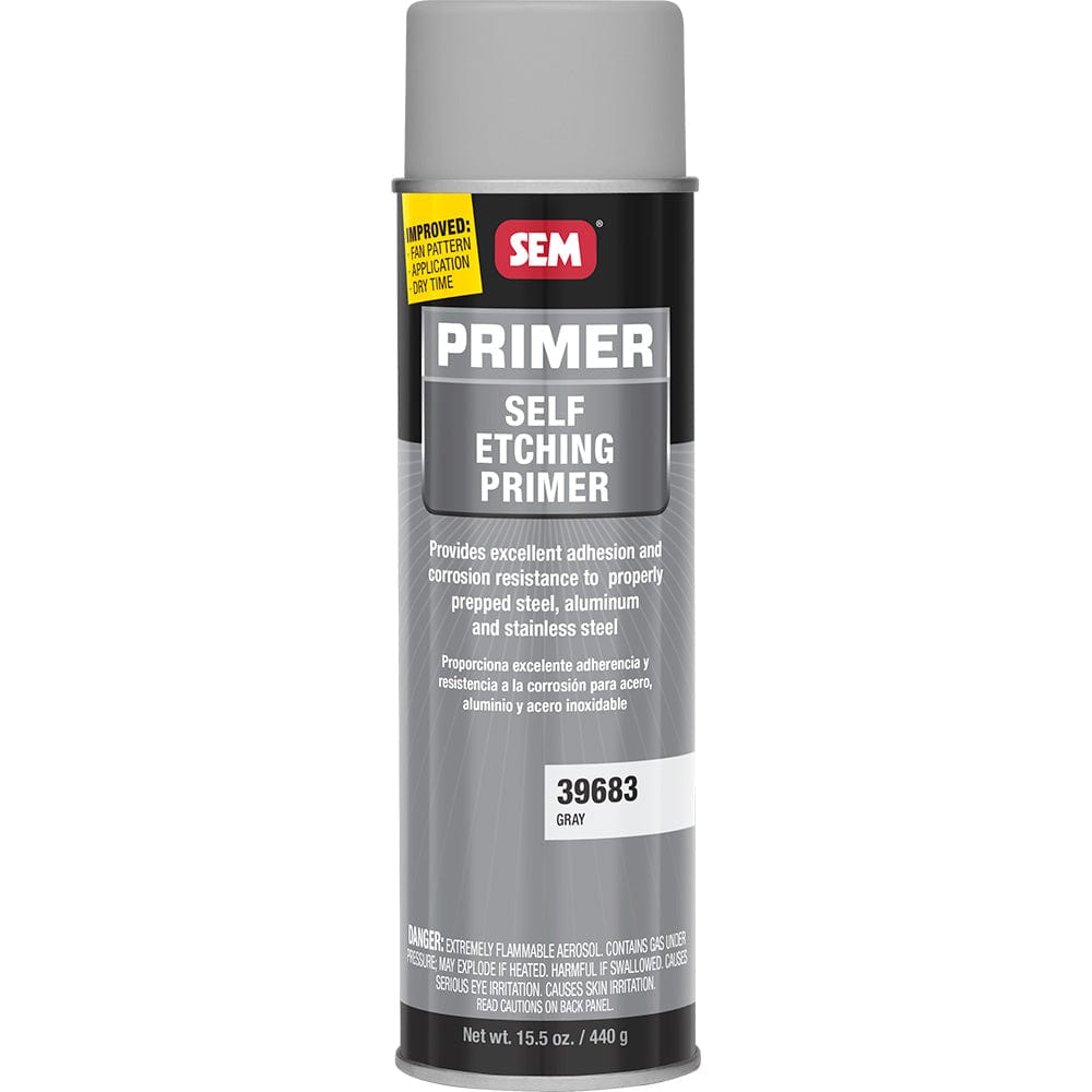 SEM Products Qualifies for Free Shipping SEM Self Etching Primer 20 oz Aerosol Can Gray #39683