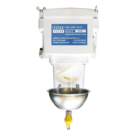Separ Filter Qualifies for Free Shipping Separ Filter 2000/18kd Single 285 GPH Fuel Water Separator #53-2605
