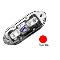 Shadow Caster Not Qualified for Free Shipping Shadow-Caster Cool Red 4-LED Underwater Light 20' #SCM-4-CR-20