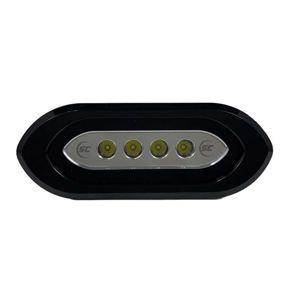Shadow Caster Qualifies for Free Shipping Shadow-Caster Flush Mount Spreader Light Black Housing #SCM-SLF4X-GW-BK