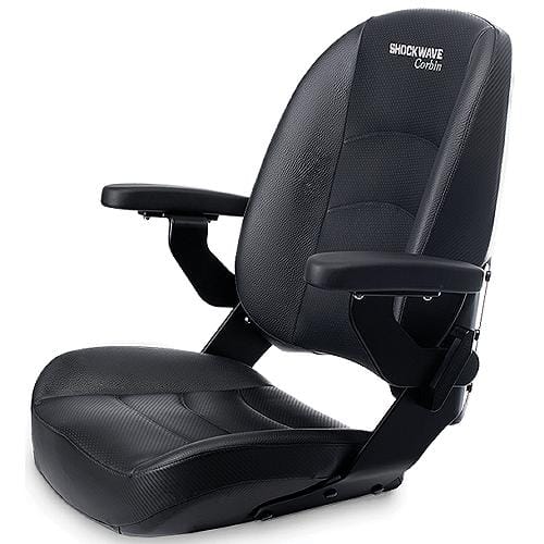 Shockwave Not Qualified for Free Shipping Shockwave Commander Heavy Duty Sport/Fishing Seat Black #SW-04920-HD