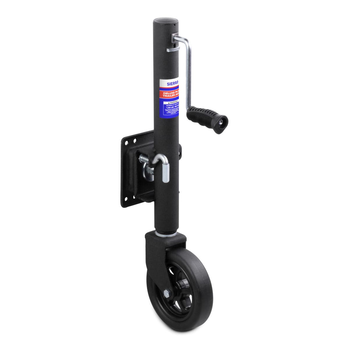 Sierra Qualifies for Free Shipping Sierra Black Textured Swivel Jack Deluxe Plus #054655-10